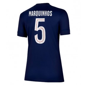 Paris Saint-Germain Marquinhos #5 Hemmatröja Kvinnor 2025-26 Kortärmad
